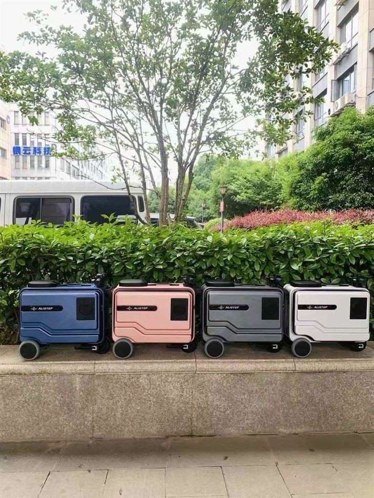 Business-Class Electric Seated Suitcase factory