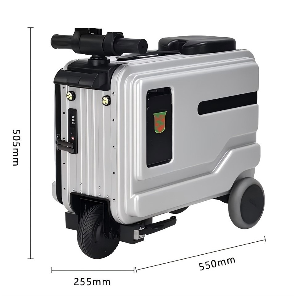 Pohodlný cyklistický elektrický jezdecký kufr